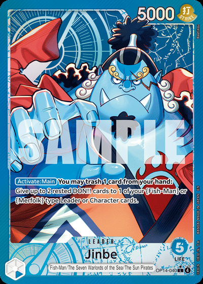 Jinbe - OP14-040 (Alternate Art)